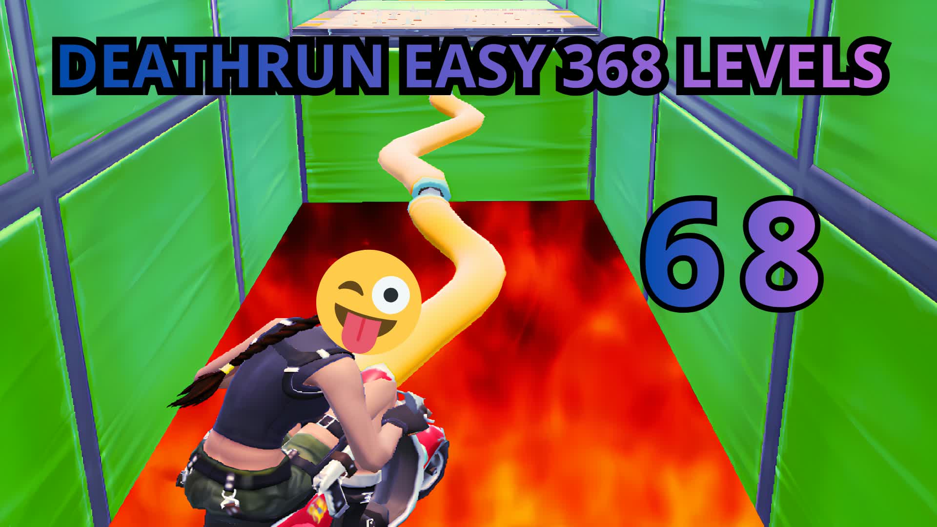 DEATHRUN EASY 368 LEVELS — Fortnite Creative map