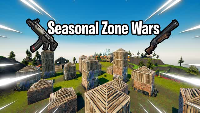 Seasonal Zone Wars! — Fortnite Creative map cover art