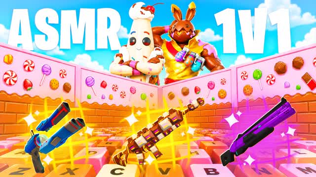 ASMR 1V1 ALL GUNS & KEYBOARD - SNOKZY — Fortnite Creative map