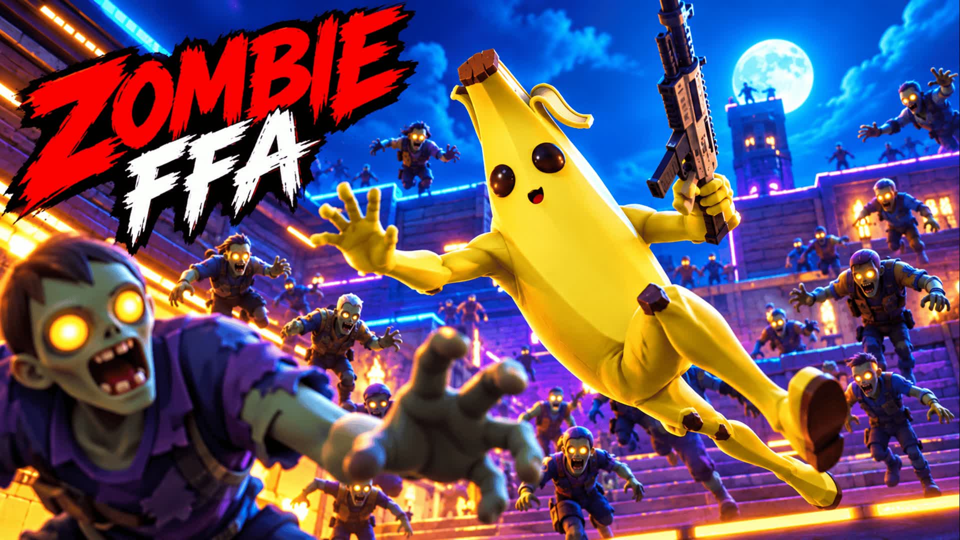 Zombie Village🧟‍♂️Free For All🎃 — Fortnite Creative map