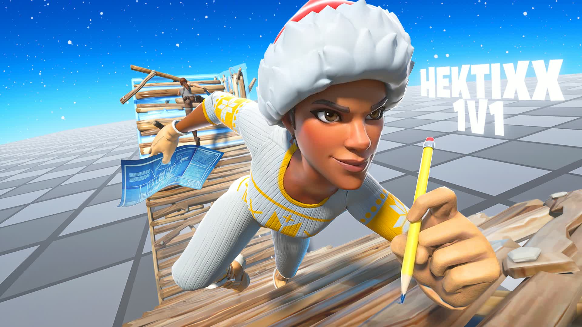 Hektixx 1v1 Build Fights (200 Pumps) — Fortnite Creative map