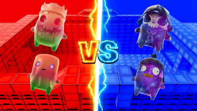 RED VS BLUE🔴🔵 R9 — Fortnite Creative map