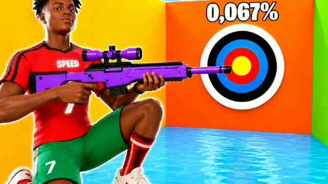 🎮🎲 ELITE TRICKSHOT SUPER PARKOUR 💥 — Fortnite Creative map