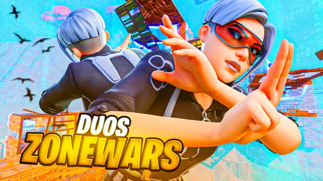 RANDOM DUO ZONE WARS MXC — Fortnite Creative map cover art