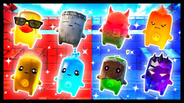 BLUE VS RED SHOT AWARENESS 🔵🔴 — Fortnite Creative map cover art