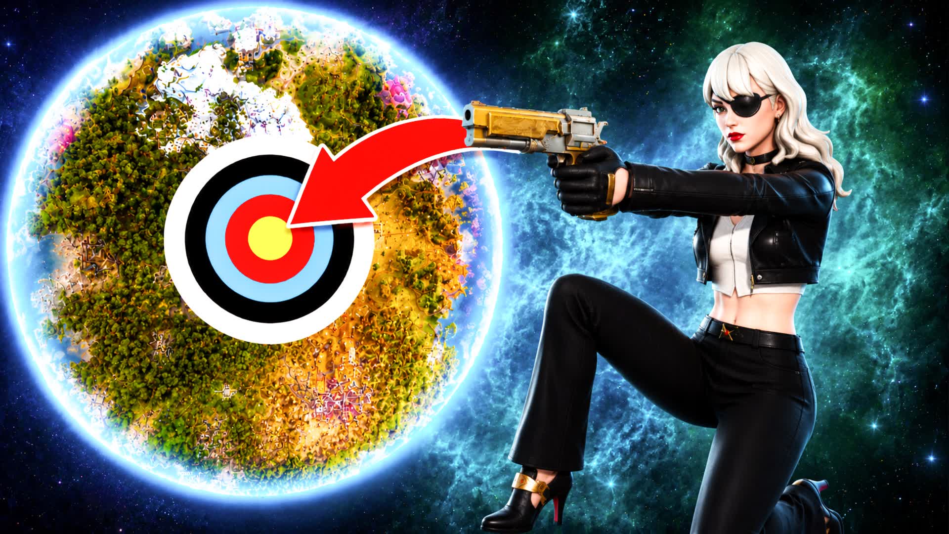 ZIZI TRICKSHOT 🎯+125 LEVELS!😎! — Fortnite Creative map