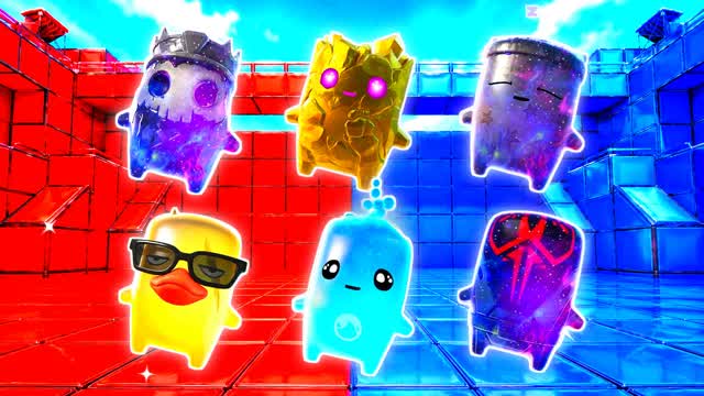 RED VS BLUE HIGHWIRE 🔴🔵 — Fortnite Creative map