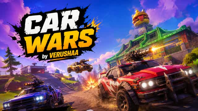 Car Wars by VERUSHAA — Fortnite Creative map cover art