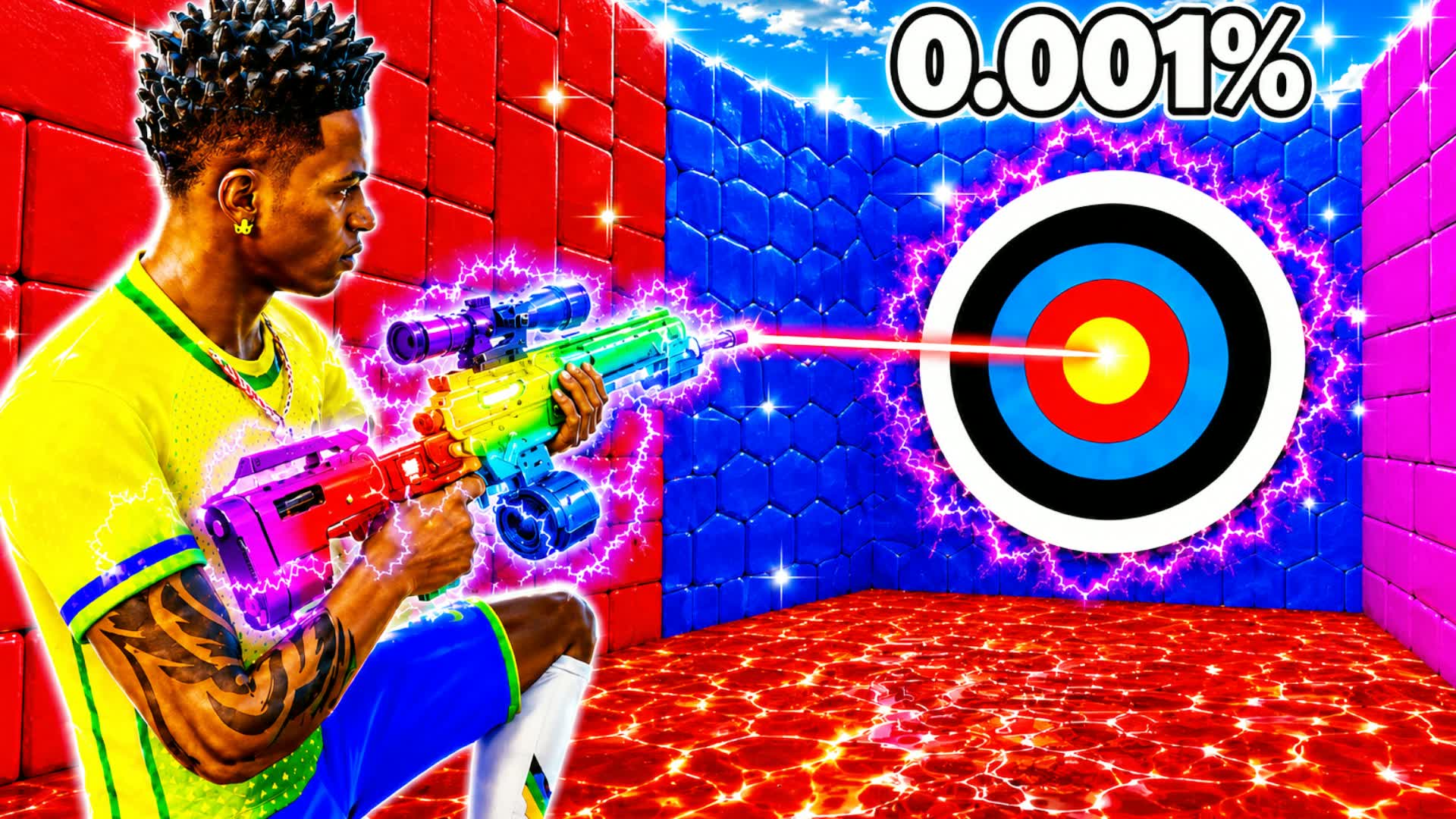 🪐 COSMIC LAND TRICKSHOT PARKOUR 🚀 — Fortnite Creative map