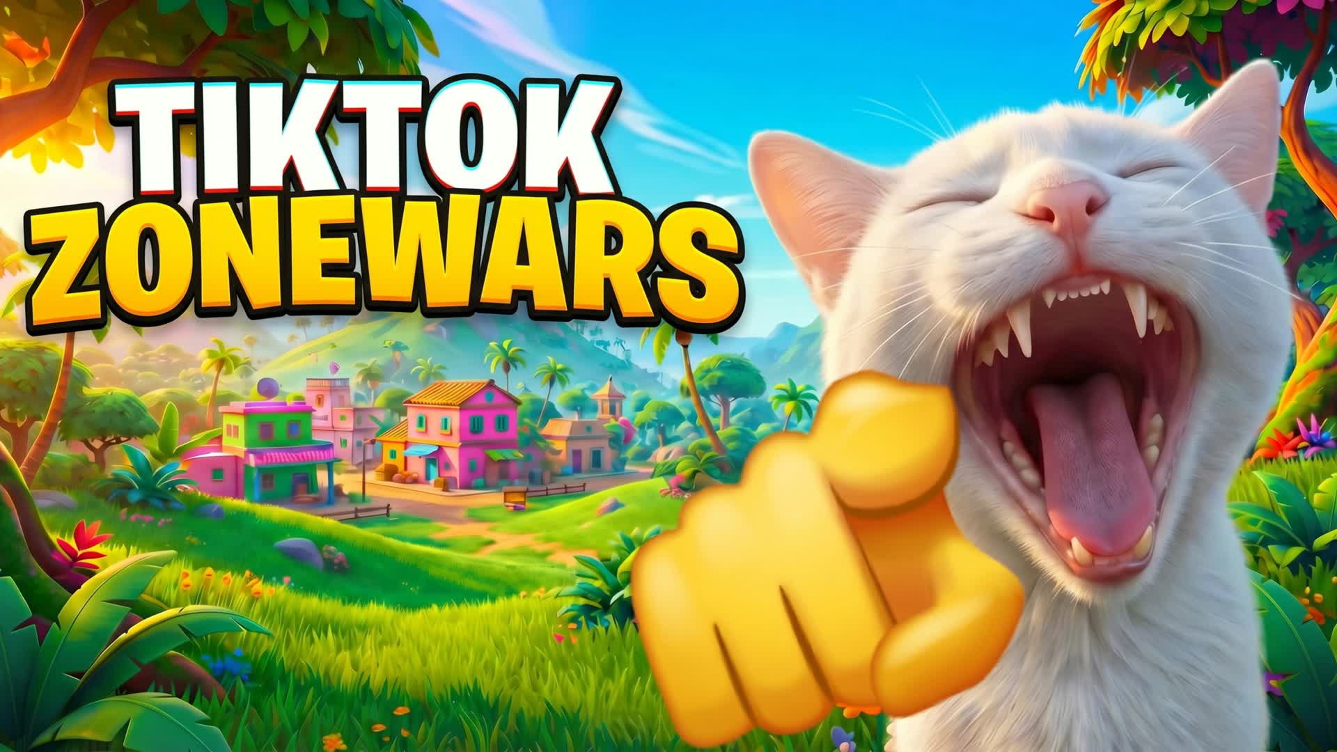TIKTOK zone wars 🫵🐈 — Fortnite Creative map