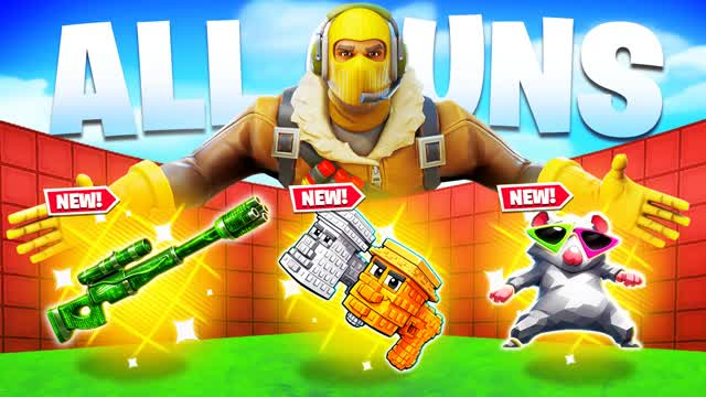 SUPER 1V1 ALL GUNS — Fortnite Creative map
