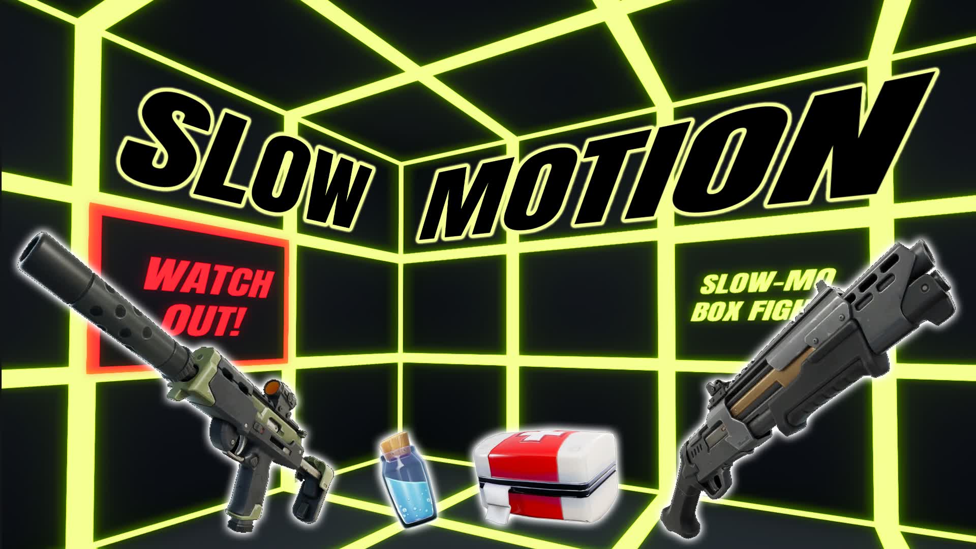 SLOW-MO BOX FIGHTS — Fortnite Creative map
