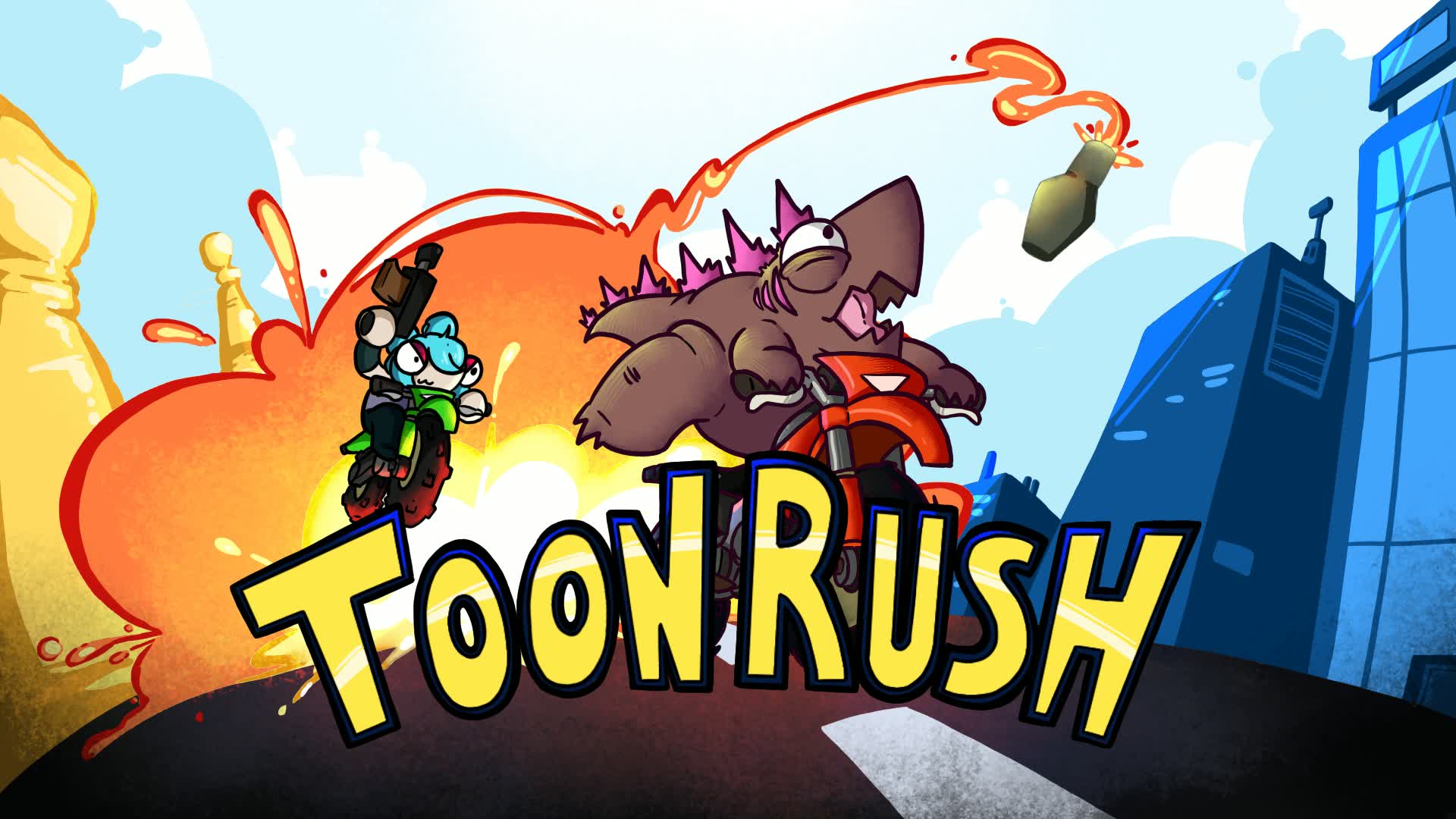 Toon Rush 🏍️ carreras de motos — Fortnite Creative map