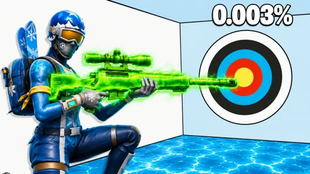 🏂 WINTER FROZEN TRICKSHOT PARKOUR ⛷️ — Fortnite Creative map cover art