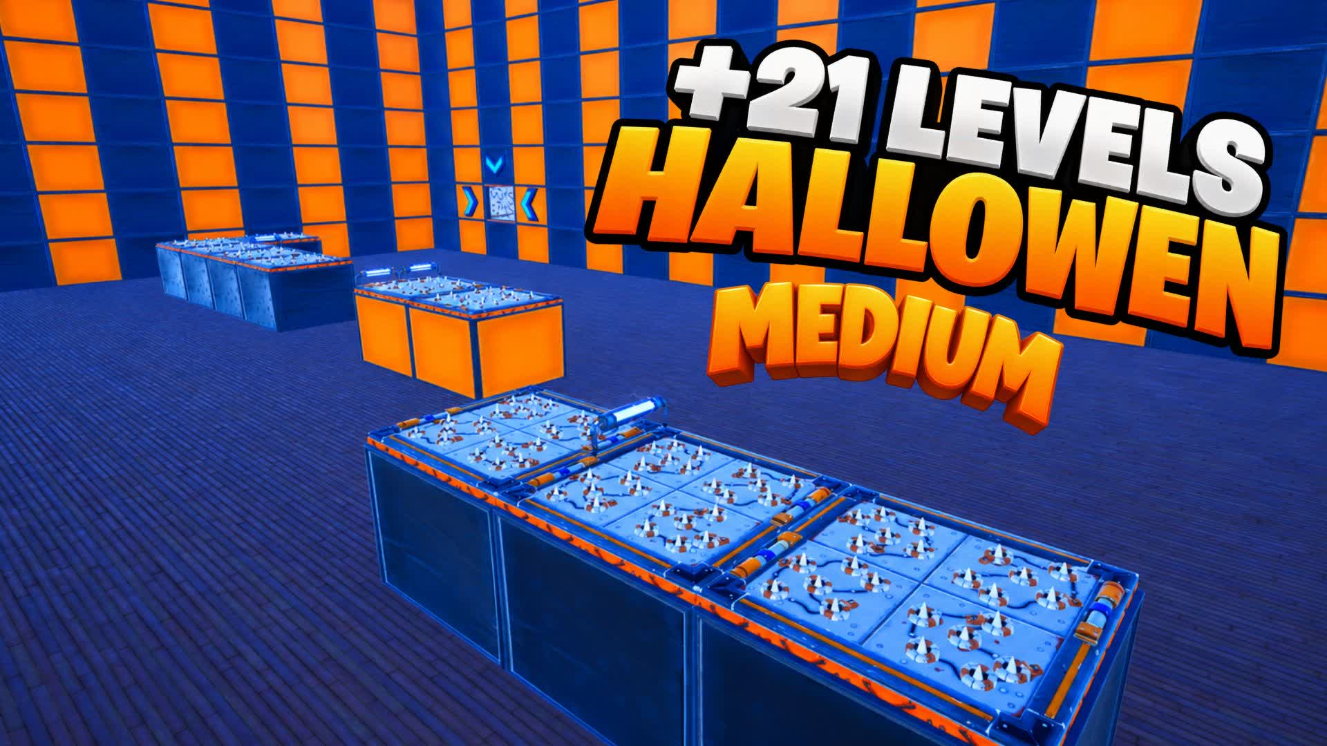 🎃HALLOWEEN PARKOUR 🎃 +21 LEVELS ⭐ — Fortnite Creative map