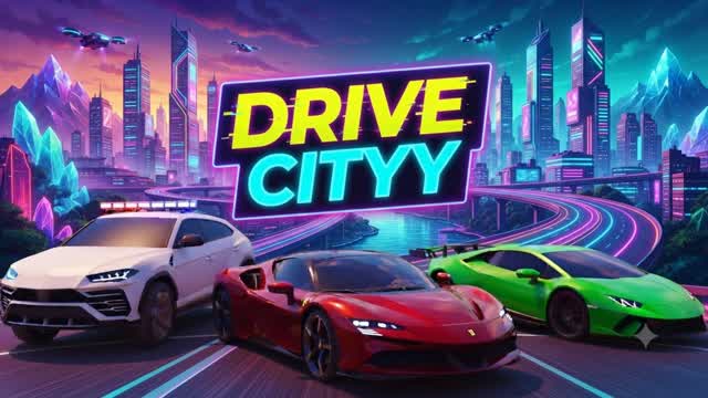 🚓 DRIVE CITY RP — Fortnite Creative map