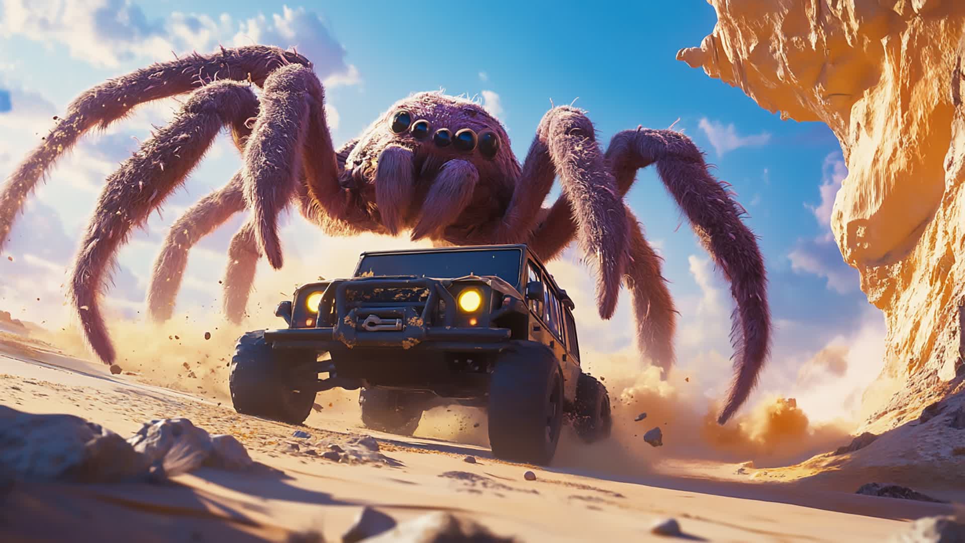 DESERT DRIVE 🌵 ALL CARS — Fortnite Creative map