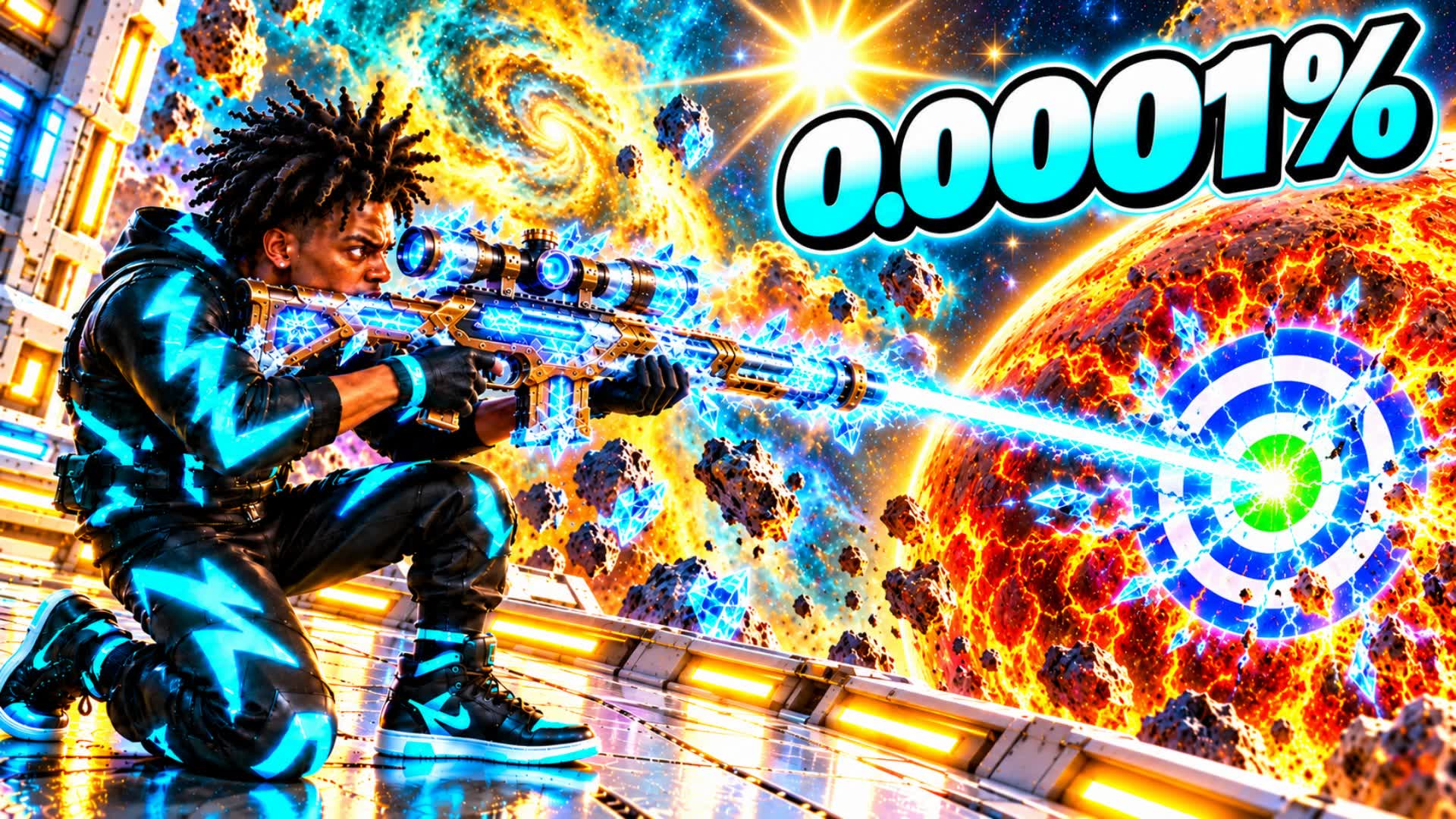 🪐 GALAXY TRICKSHOT INVASION 🎯 — Fortnite Creative map