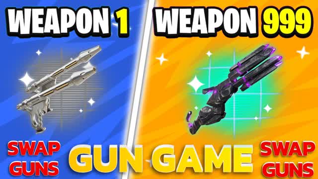 TRAINING GUN GAME — Fortnite Creative map cover art