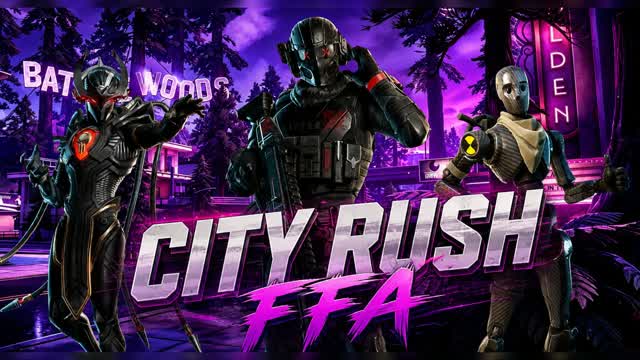 City Rush FFA — Fortnite Creative map cover art
