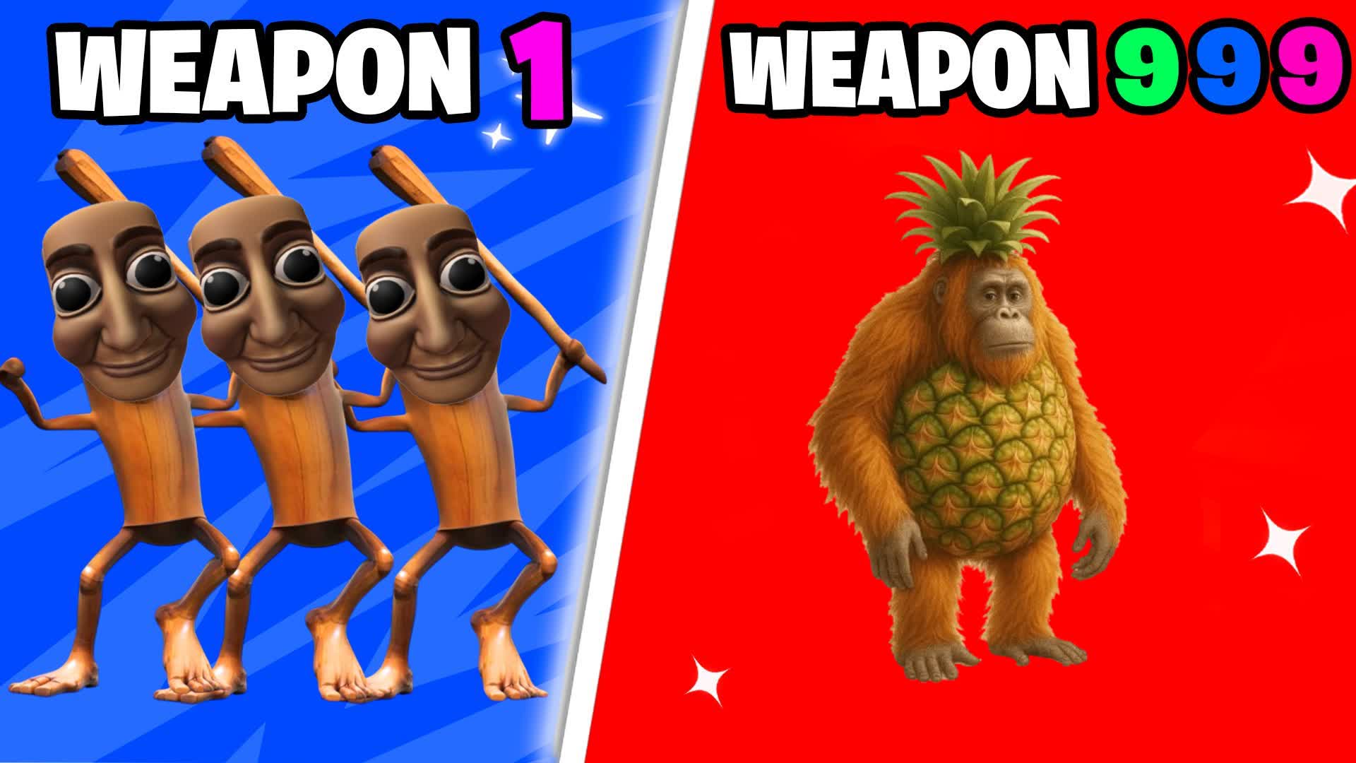 🐭 GUN GAME TIKTOK BRAINROT 🎯ONE SHOT🔫 — Fortnite Creative map