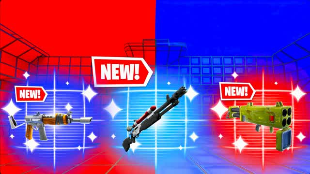 RED VS BLU CASCINA 🔴🔵 — Fortnite Creative map cover art