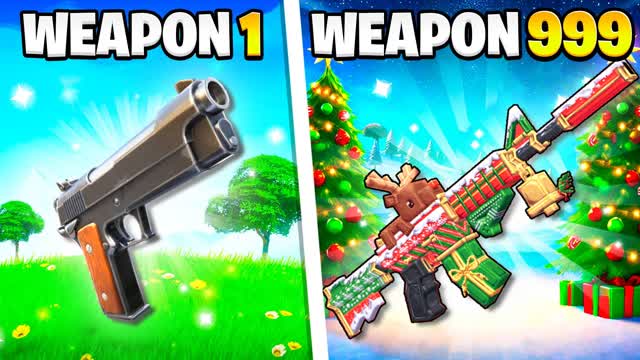 ❄️ WINTER GUN GAME 🎯 ONE SHOT ⭐ — Fortnite Creative map