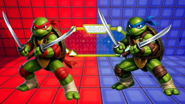 MEGAA TMNT RED VS BLUE🔴🔵 — Fortnite Creative map