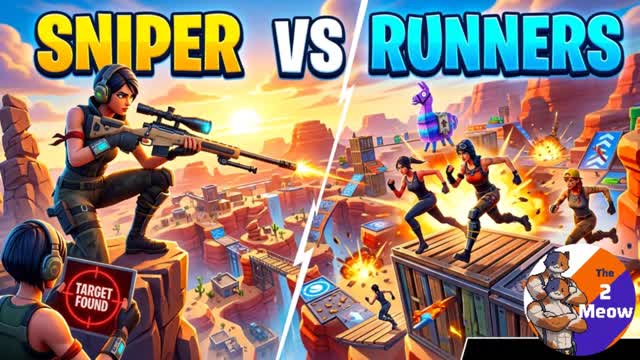 Sniper Elite VS Runners — Fortnite Creative map cover art