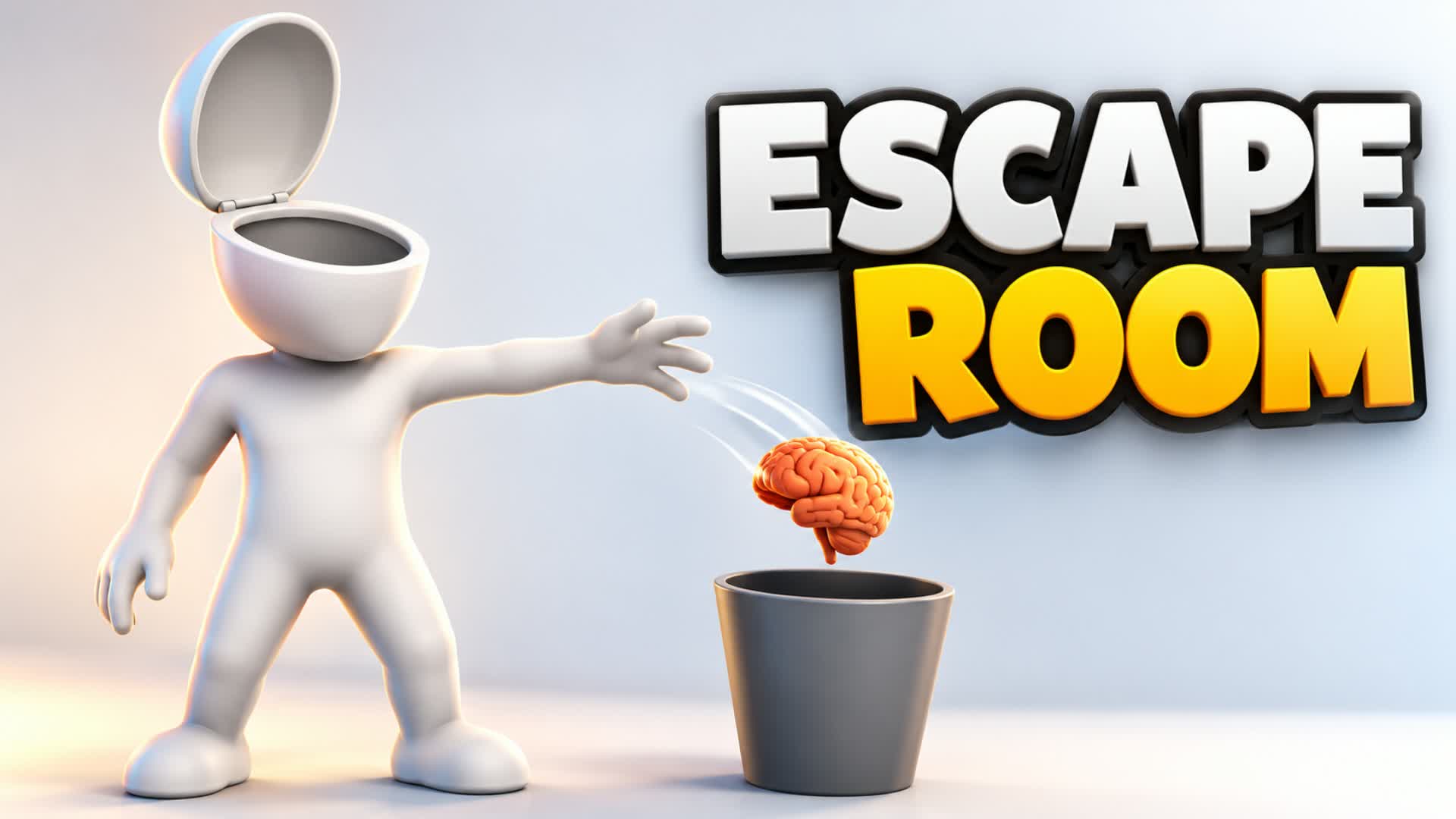 🗑 No Brain Escape Room — Fortnite Creative map