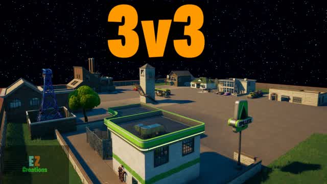 EZ zero build 3v3 — Fortnite Creative map cover art