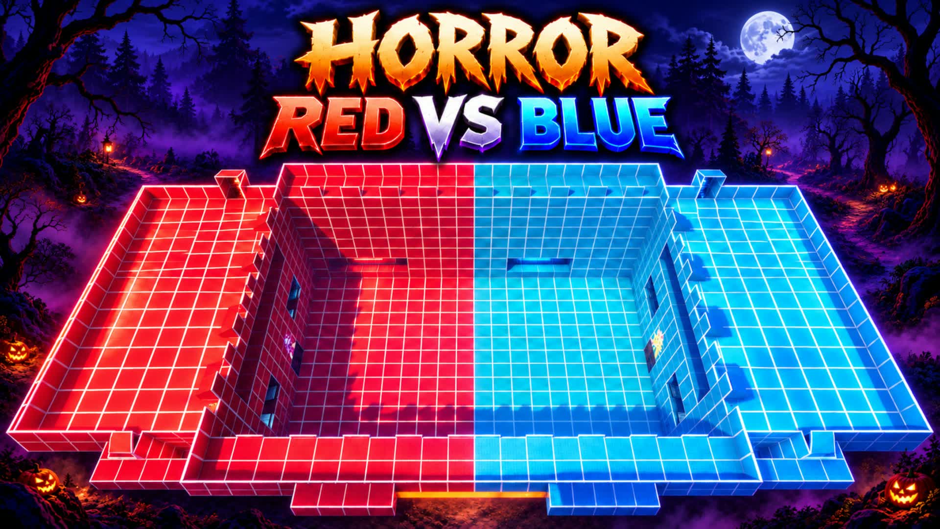 HORROR RED VS BLUE 🎃 — Fortnite Creative map