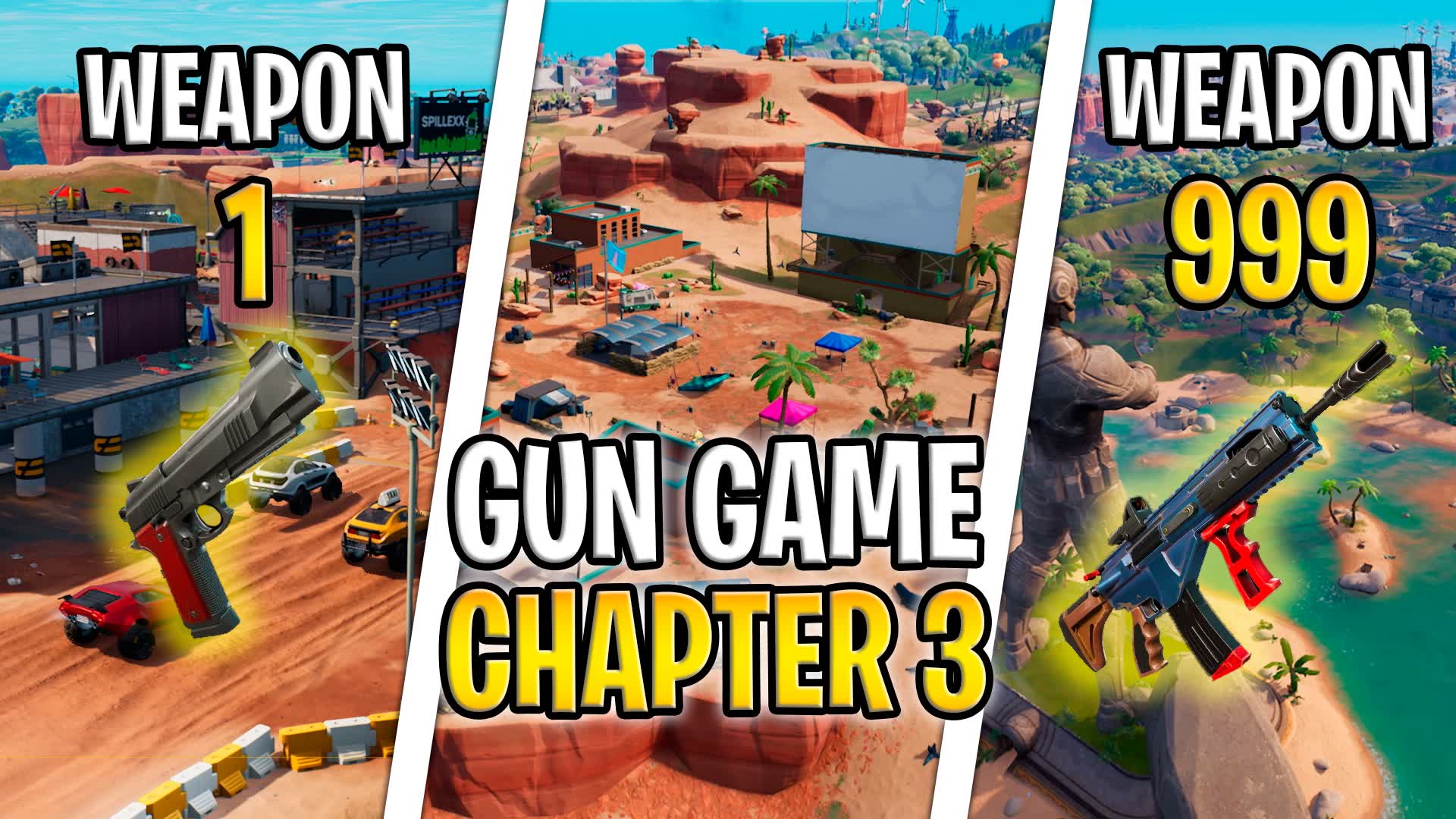 CHAPTER 3 Gun Game — Fortnite Creative map