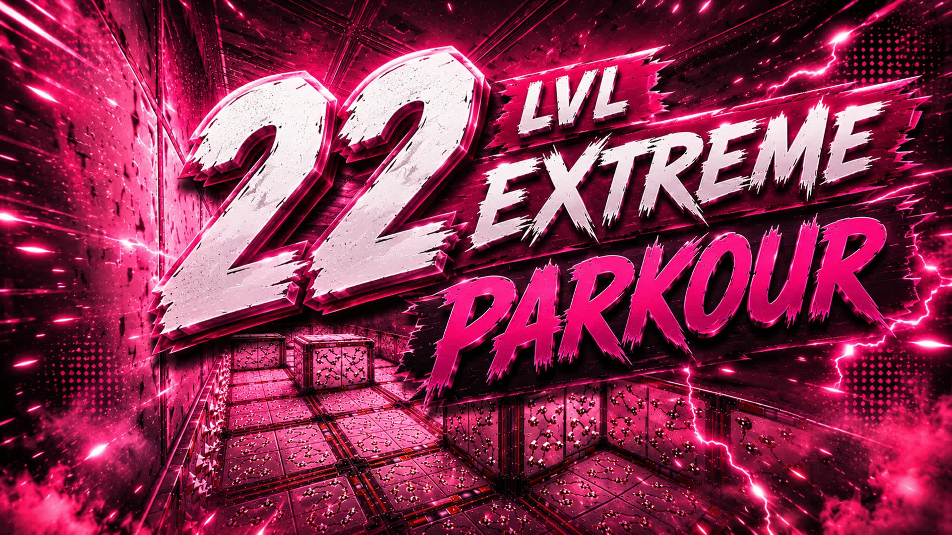 Extra Hard 22 Level Parkour — Fortnite Creative map