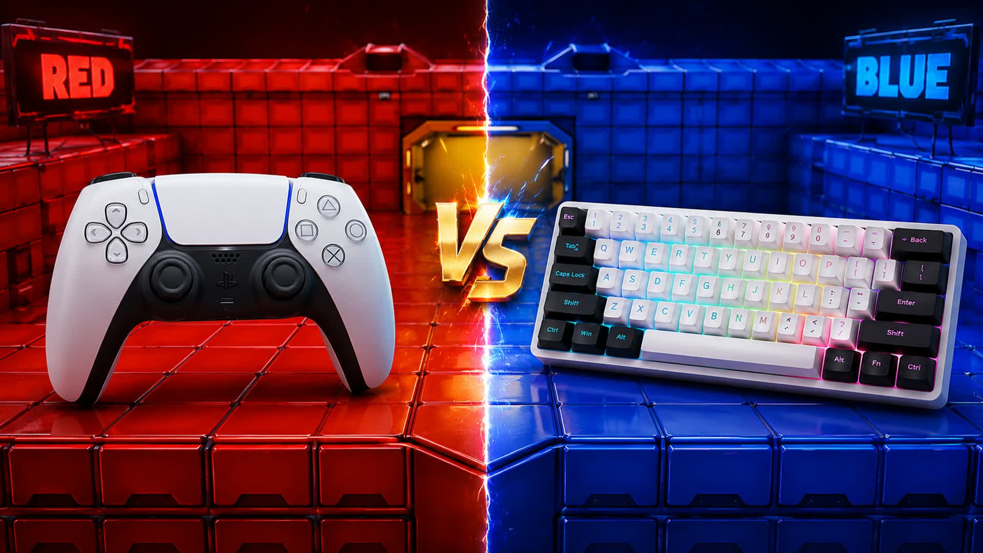 RED VS BLUE 🔴🔵 word — Fortnite Creative map