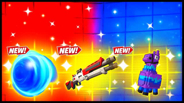 RED VS BLUE SPACE CHART 🔴🔵 — Fortnite Creative map cover art