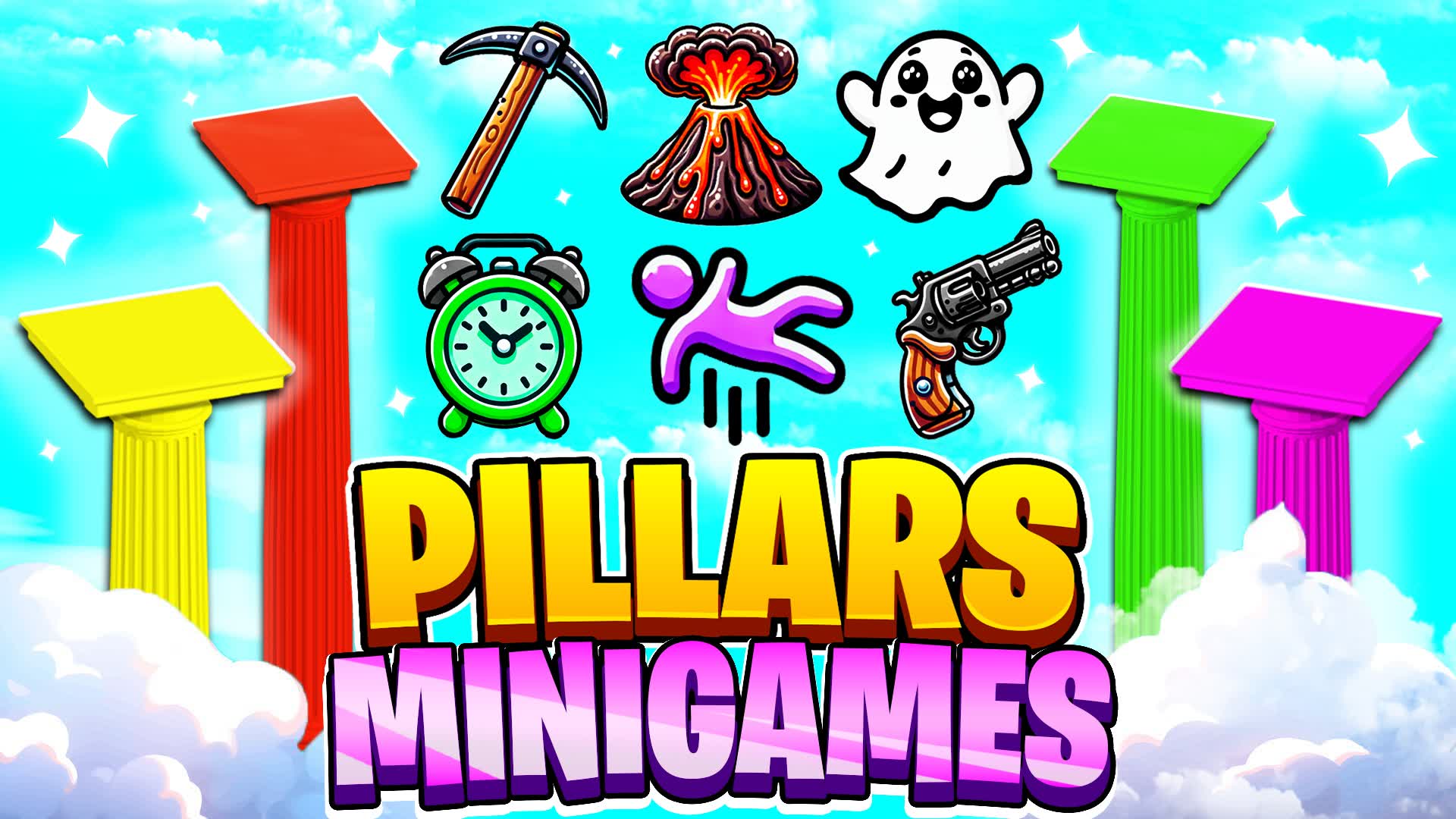 PILLARS MINIGAMES — Fortnite Creative map