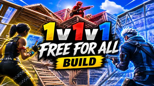 1v1v1 FREE FOR ALL — Fortnite Creative map cover art