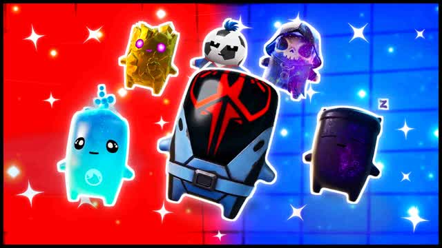 STAY SMOOTH UNDER FIRE BLUE VS RED 🔵🔴 — Fortnite Creative map