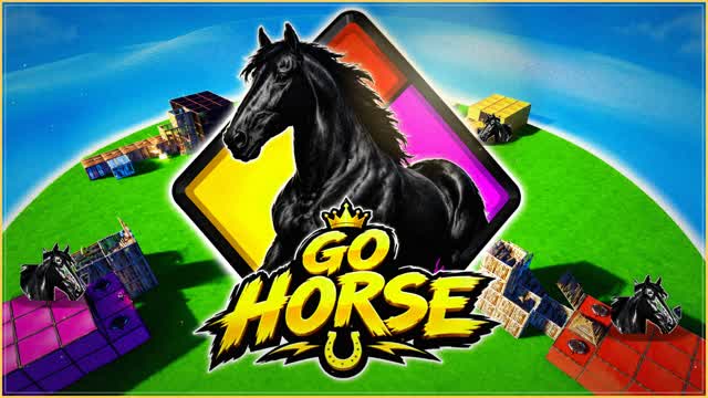 🐎 GO HORSE! Zone Wars 🌀 — Fortnite Creative map