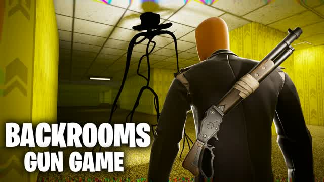 BACKROOMS GUN GAME 🔫 — Fortnite Creative map