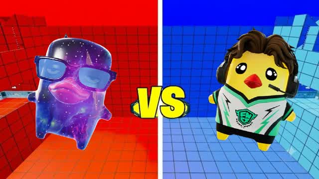 UNC RED VS BLUE UNC ABAB — Fortnite Creative map cover art