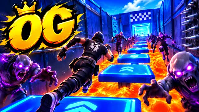 Deathrun og hard — Fortnite Creative map