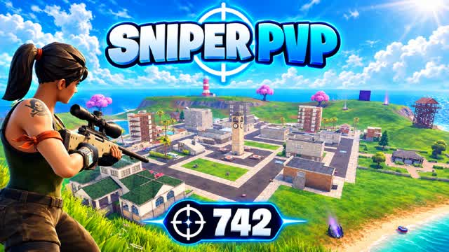 Sniper PVP 🎯 — Fortnite Creative map