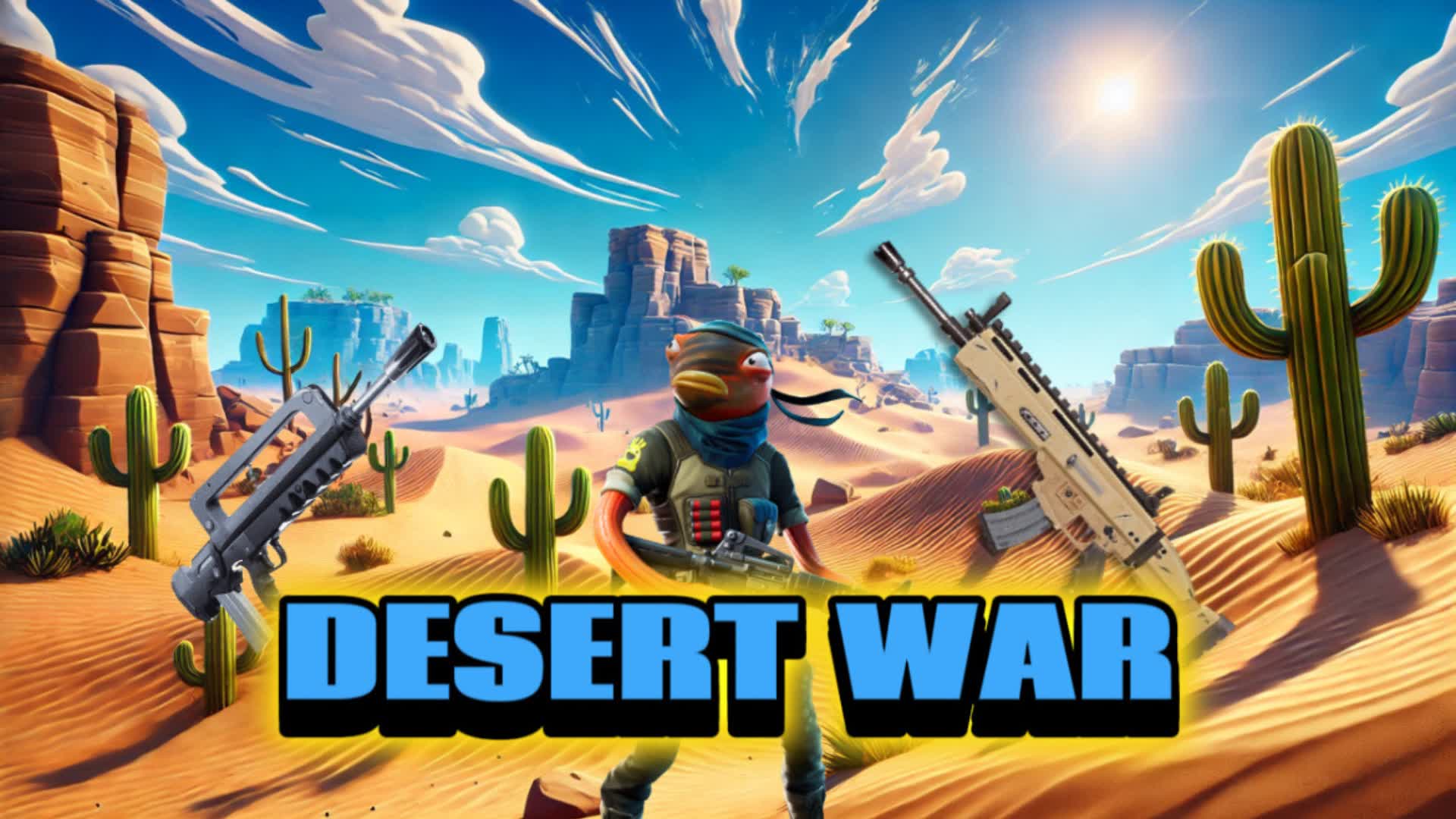 🌵DESERT DRIVE🌵 — Fortnite Creative map