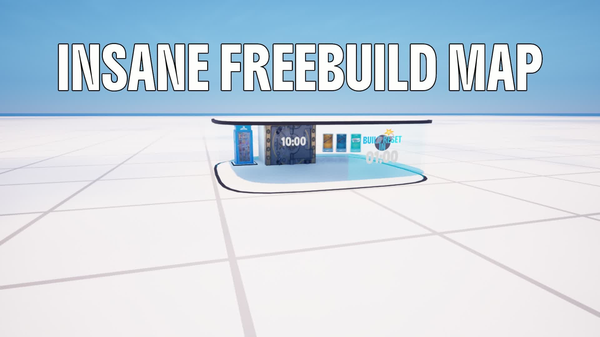 INSANE FREE BUILD MAP — Fortnite Creative map