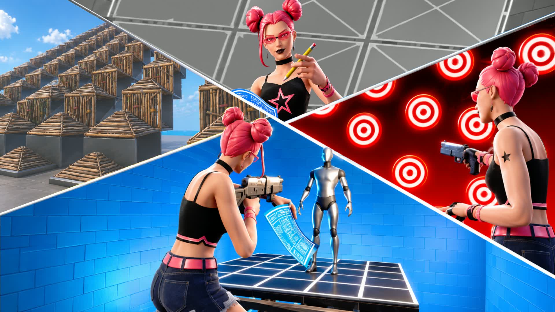 WAEL TRAINING EDIT AIM & PIECE 🎯 — Fortnite Creative map