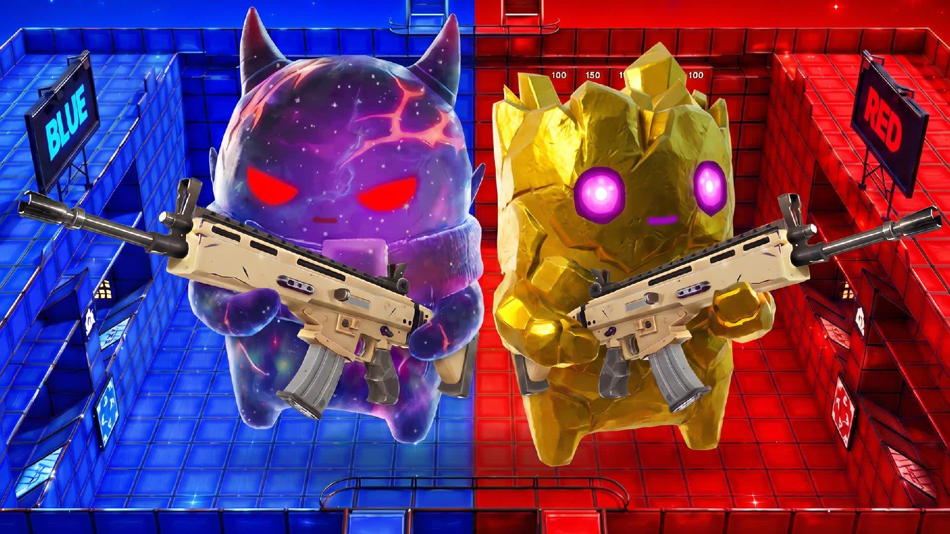 RVB RED VS BLUE PLAY — Fortnite Creative map
