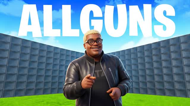 ALLGUNS GO TO SCHOOL TOMORROW — Fortnite Creative map cover art