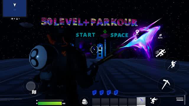 50 Level Parkour⭐️ — Fortnite Creative map